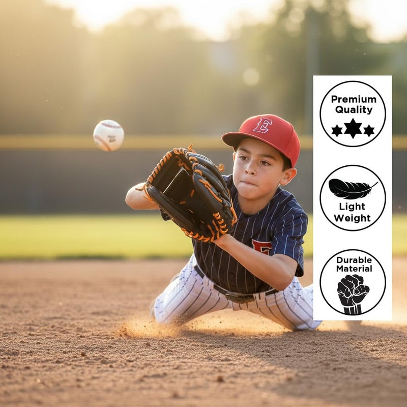 MacGregor Catcher's Mitt, Prep Series, Right Hand Thrower, Brown, 33 inch - Image 4